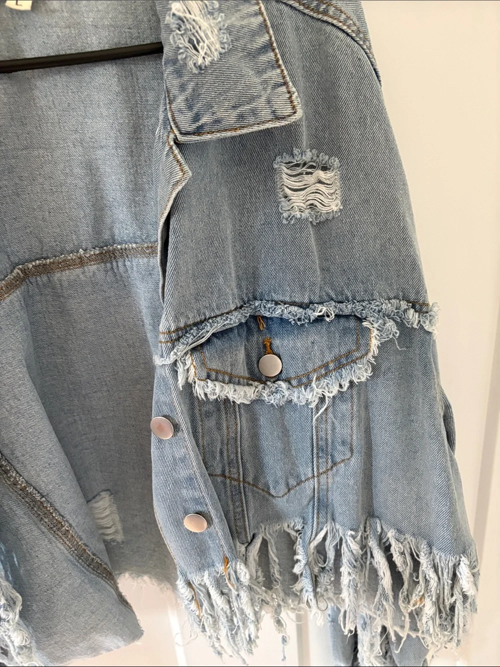 Distressed Denim Jacket